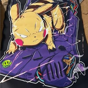 Pikachu Graphic Fabric poster